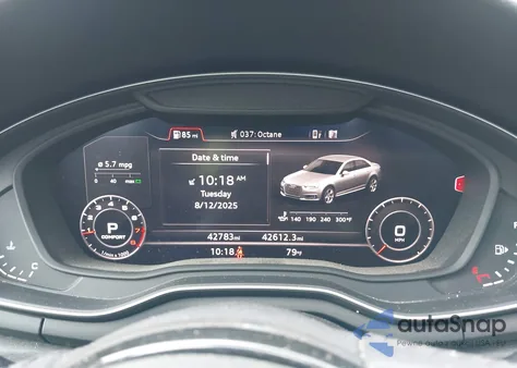 2018 Audi A4 2.0T Premium/2.0T Tech Premium from USA, damaged, VIN WAUENAF46JA122670